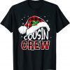 Cousin Crew Butiflo Plaid Red Funny Christmas Pajama Holiday Unisex T-Shirt