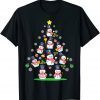Cute Snowman Christmas Tree Chrismas Limited Shirt