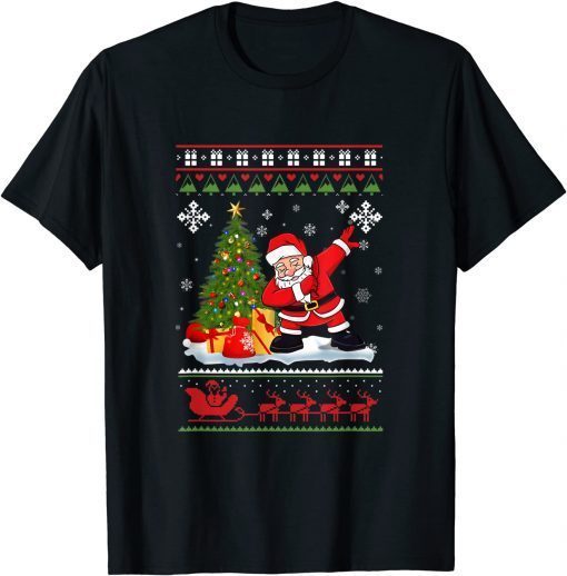 Dabbing Santa Claus Christmas Gift Shirt