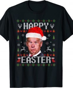 Dabbing Santa Elf Christmas Joe Biden Easter T-Shirt