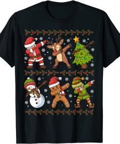 Dabbing Santa Elf Christmas T-Shirt