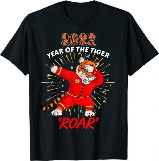 Dabbing Tiger Year Of The Tiger Chinese New Year Official T-Shirt