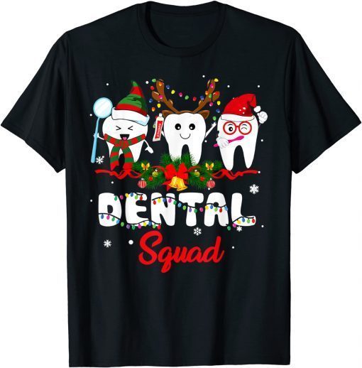 Dental Squad Tooth Christmas Dental Assistant Classic Shirt