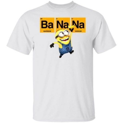 Despicable Me Minions Banana Elemental Square Happy Portrait Gift Shirt