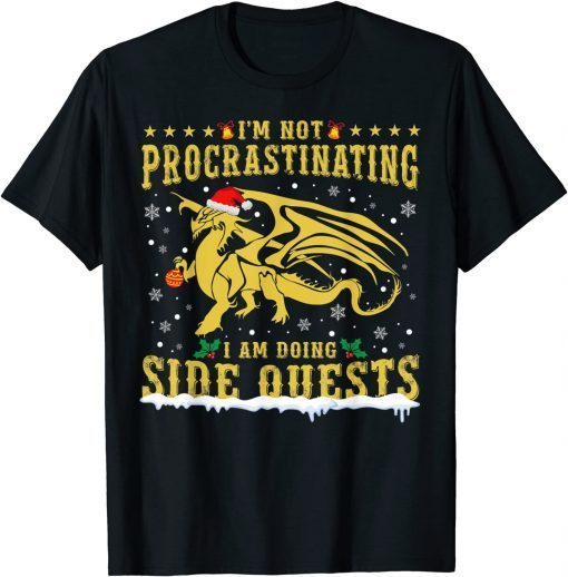 Dnd Christmas Dungeons and Dragons Gamer Pajama Classic Shirt