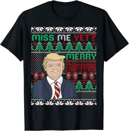 Donald Trump Christmas Ugly Sweater X-mas T-Shirt