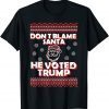 Don't Blame Santa He Voted Trump Christmas Santa Limited T-Shirt