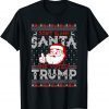 Don't Blame Santa He Voted Trump Ugly Christmas Classic Shirt