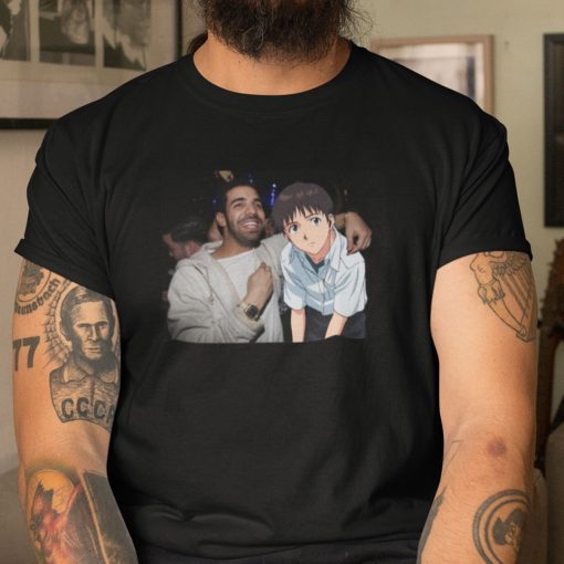 Drake Evangelion Aubrey Drake Graham Shinji Ikari Gift Shirt