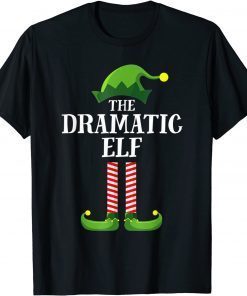 Dramatic Elf Matching Family Christmas Pajama Classic Shirt