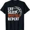Eat Sleep Basketball Repeat Vintage Basketball Gift Shirt