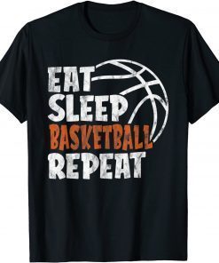 Eat Sleep Basketball Repeat Vintage Basketball Gift Shirt