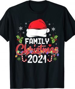 Family Christmas 2021 Matching Squad Santa Elf Pajamas Gift Shirt