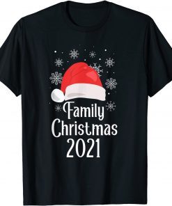 Family Christmas 2021 Squad Family Matching Pajama Gift T-Shirt