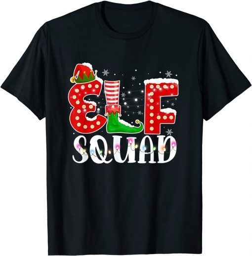 Family Matching Christmas Elf Squad Gift Shirt