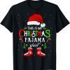Family Santa Hat X-mas This is My Christmas Pajama 2022 Gift Shirt