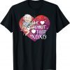 Fauci Ouchie Valentine Heart Tattoo FAUCH Pun Valentines Day Limited T-Shirt