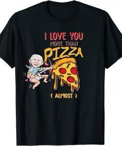 Fauci Valentine Heart Pizza Tattoo FAUCH Pun Valentines Day Unisex Shirt