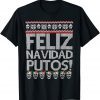 Feliz Navidad Putos Mexican Ugly Xmas Party 2022 ShirtFeliz Navidad Putos Mexican Ugly Xmas Party 2022 Shirt