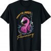 Fishing Flamingo Angler Flamazing Cool Bird Fisherman Unisex Shirt