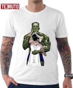 Frankenstein And Bride Love Husband And Wife Valentine Classic shirt