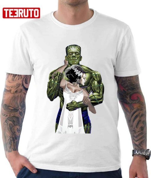 Frankenstein And Bride Love Husband And Wife Valentine Classic shirt