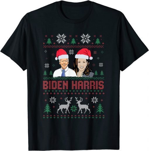 Funny Biden Harris Ugly Christmas Sweater President 46 Xmas Classic Shirt