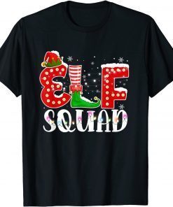 Funny Family Matching Christmas Elf Squad Gift Shirt