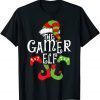 Gamer Elf Family Matching Christmas Funny Gaming Pajama PJ Classic Shirt