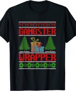 Gangster Wrapper Ugly Christmas Sweater Classic Shirt