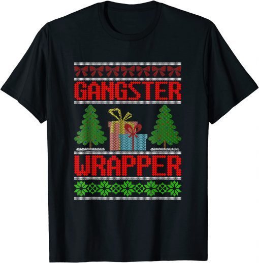 Gangster Wrapper Ugly Christmas Sweater Classic Shirt