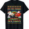 Gay Pride Santa Ho Ho Homo Happy Holigays Ugly Christmas Limited Shirt