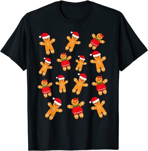 Gingerbread Christmas Gingerbread Pajamas T-Shirt