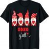 Gnomes xoxo y'all Valentine Unisex Shirt