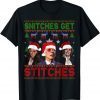 Santa Biden Snitches Get Stitches Christmas Sweater Limited Shirt