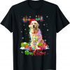 Golden Retriever Dog Merry Christmas Party Family Gift Shirt