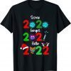 Goodbye 2021 Hello 2022 Merry Christmas Happy New Year Classic Shirt
