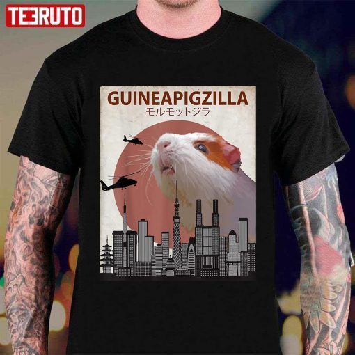 Guineapigzilla Funny Guinea Pig Unisex Shirt