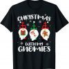 HANGING WITH MY GNOMIES Christmas Xmas Gnome Classic Shirt