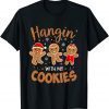 Hangin With My Cookies Gingerbread Women Christmas Teacher Limited Shirt
