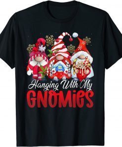 Hanging With My Gnomies Gnome Christmas Pajamas Family Unisex Shirt