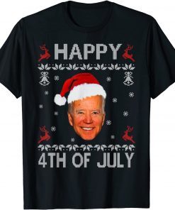 Happy 4th Of July Joe Biden Christmas Sweater T-Shirt