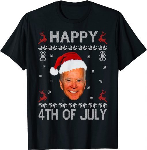 Happy 4th Of July Joe Biden Christmas Sweater T-Shirt