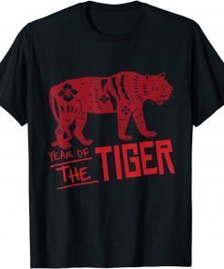 Happy Chinese New Year 2022 Zodiac Tiger Year Of The Tiger Gift Shirt