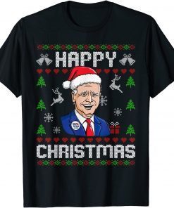 Happy Christmas Santa Joe Biden Anti-Biden Ugly Christmas Limited Shirt