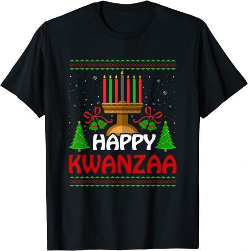 Happy Kwanzaa Ugly Christmas Sweater Celebrate Kwanzaa Gift Shirt