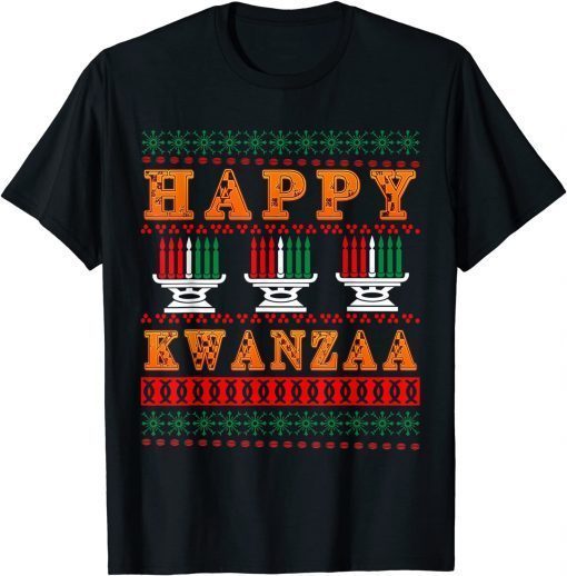 Happy Kwanzaa Ugly Christmas Sweater Unisex Shirt