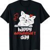 Happy Meowentines Day Cute Cat Lover Valentines Day T-Shirt