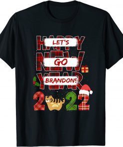 Happy New Year 2022 Anti Biden Let's Go Brandon Gift Shirt