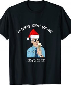 Happy New Year 2022 Biden Wears Dark Glasses, Eats Ice Cream Classic Shirt